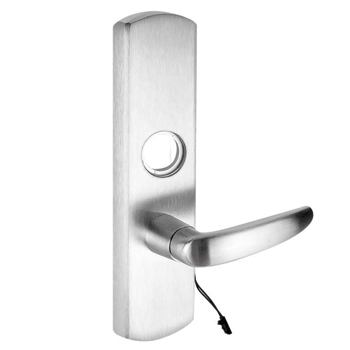 Von Duprin M996L-07-M 26D LHR Grade 1 Motorized Lever Trim Classroom Function Mortise Prep 07 Lever with Escutcheon Satin Chrome Finish Left Hand Reverse M996L-07-M 26D LHR