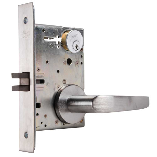 Arrow BM11 VL 26D Apartment Front Door Mortise Lock V Lever L Rose Satin Chrome BM11 VL 26D