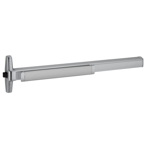 Von Duprin QEL35AEO 3 US28 Rim Exit Device Exit Only No Trim Quiet Electronic Latch retraction Satin Aluminum Clear Anodized QEL35AEO 3 US28