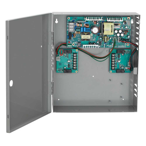 Von Duprin PS914-2RS Base Power Supply 4A 16A inrush @ 12/24 VDC Field Selectable 2 Relay Board Output PS914-2RS