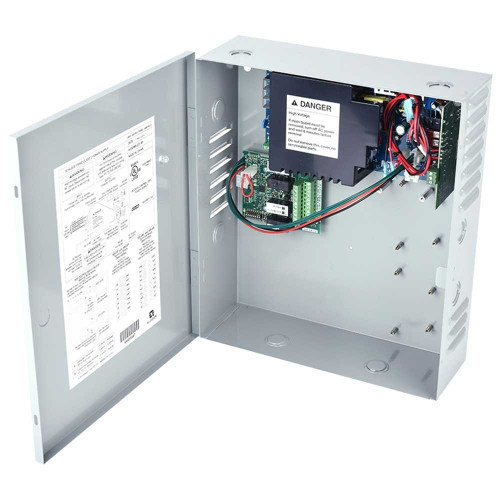Schlage Electronics PS902-4RL Base Power Supply 2A @ 12/24 VDC Field Selectable 4 Relay Board Integrated Logic for Controlling Security Interlocks Auto Operators and Time Delays PS902-4RL