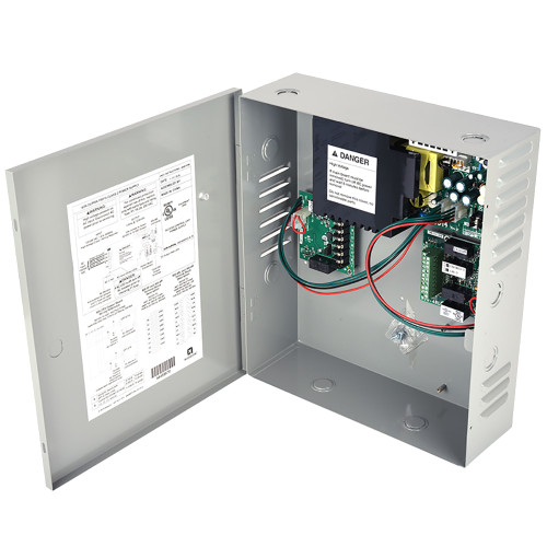 Von Duprin PS914-4RL-2RS Base Power Supply 4A 16A inrush @ 12/24 VDC Field Selectable 2 Relay Board Output 4 Relay Board Integrated Logic for Controlling Security Interlocks Auto Operators and Time Delays