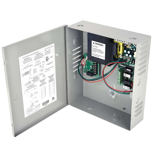 Von Duprin PS914-4RL-2RS Base Power Supply 4A 16A inrush @ 12/24 VDC Field Selectable 2 Relay Board Output 4 Relay Board Integrated Logic for Controlling Security Interlocks Auto Operators and Time Delays PS914-4RL-2RS