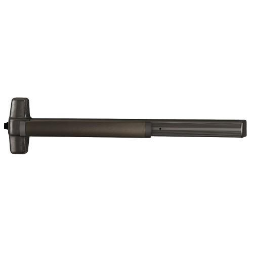 Von Duprin 9975EO 4 313 Grade 1 Mortise Exit Bar 48 Device Exit Only Hex Dogging Dark Bronze Anodized Aluminum Finish Field Reversible