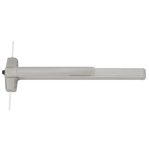 Von Duprin RX9857EO-F 4 32D Grade 1 3 Point Exit Bar 48 Fire-rated Device 84 Door Height Exit Only Request to Exit Switch Less Dogging Satin Stainless Steel Finish Field Reversible
