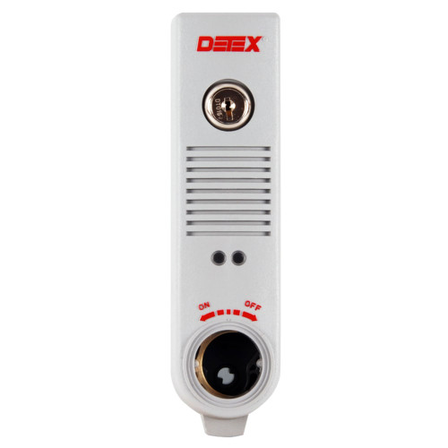 Detex EAX-500SK2 GRAY Exit Alarm Surface Mount Battery Powered Two MS-1039S Magnetic Switches Gray Finish