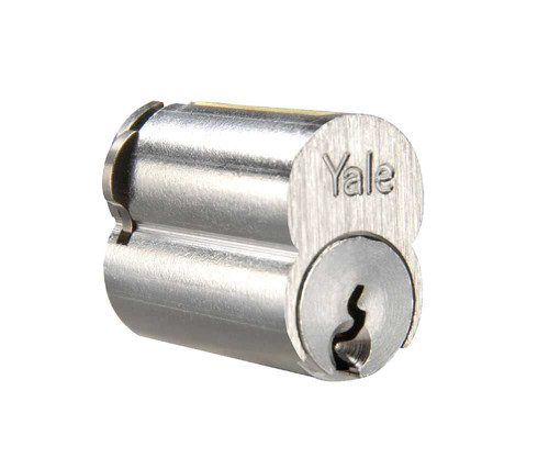Yale 1210 SC 626 0 BITTED LFIC Core 6-Pin SC Keyway 0-Bitted Satin Chrome 1210 SC 626 0 BITTED