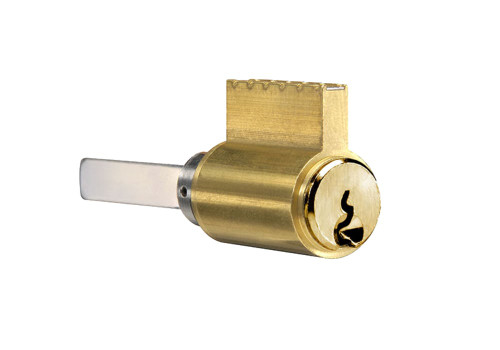 Yale 1802 SB 606 0 BITTED Standard Cylinder for 5300LN 5400LN inTouch 440F 540F 580F 6-Pin SB Keyway 0-Bitted Satin Brass