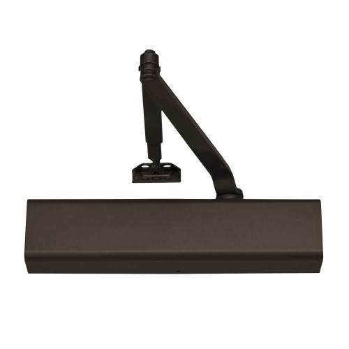 Yale 3501 690 Door Closer Tri-Packed Regular Parallel Top Jamb Mount Non-Hold Open Size 1-6 Dark Bronze 3501 690