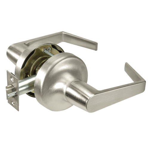 Yale AU5309LN 619 Grade 2 Exit Latch Cylindrical Lock Augusta Lever Non-Keyed Satin Nickel Finish Non-handed