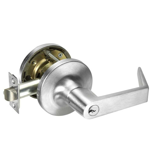 Yale AU5429LN 626 Grade 1 Communicating Classroom Cylindrical Lock Augusta Lever Conventional Cylinder Satin Chrome Finish Non-handed AU5429LN 626