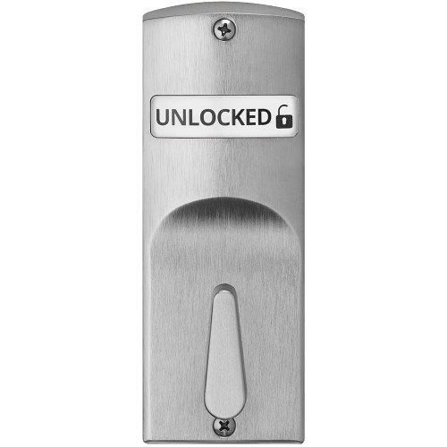 Yale BE194 626 V40 Competitor Indicator Kit for BEST Mortise Locks with Thumbturn Interior Displays Unlocked / Locked in White & Red Satin Chrome Plated Finish Yale BE194 626 V40 Competitor Indicator Kit for BEST Mortise Locks with Thumbturn Interior Displays Unlocked / Locked in White & Red Satin Chrome Plated Finish