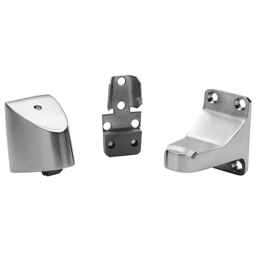 IVES FS495 US26D Auto Door Stop and Holder 3/8 Maximum Clearance Floor to Door Satin Chrome