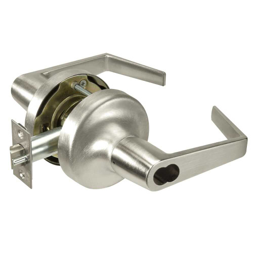 Yale M-AU5304LN 619 Grade 2 Entry Cylindrical Lock Augusta Lever Medeco/Assa LFIC Less Core Satin Nickel Finish Non-handed M-AU5304LN 619
