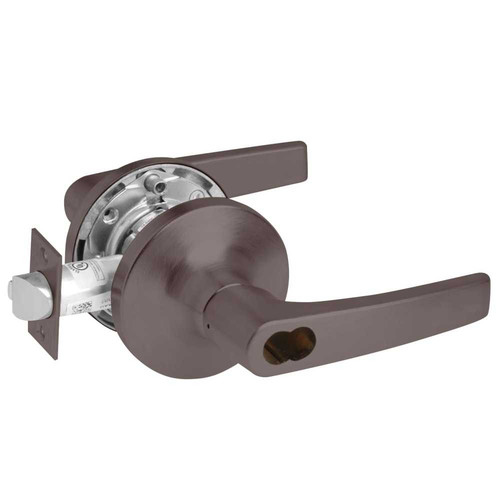 Yale MO5408LN ICLC 613E Grade 1 Classroom Cylindrical Lock Monroe Lever LFIC 6-Pin Less Core Dark Oxidized Bronze Finish Non-handed MO5408LN ICLC 613E