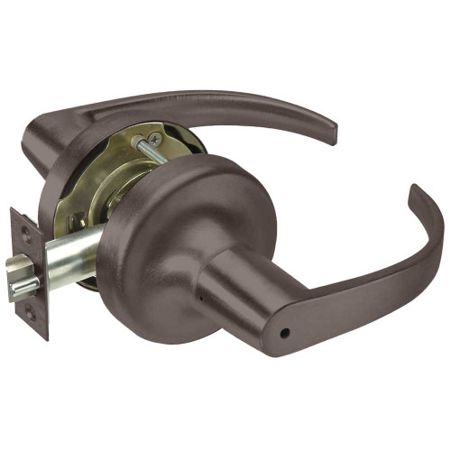 Yale PB5302LN 613E Grade 2 Privacy/Bedroom/Bath Cylindrical Lock Pacific Beach Lever Non-Keyed Dark Oxidized Bronze Finish Non-handed PB5302LN 613E