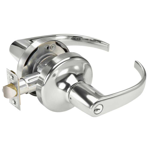 Yale PB5307LN 625 Grade 2 Entry Cylindrical Lock Pacific Beach Lever Conventional Cylinder Bright Chrome Finish Non-handed PB5307LN 625
