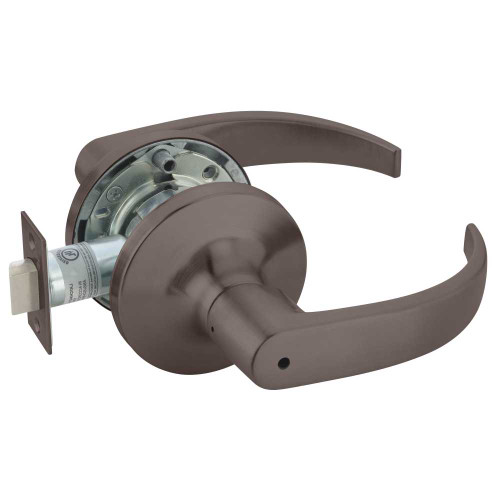Yale PB5402LN 613E Grade 1 Privacy/Bedroom/Bath Cylindrical Lock Pacific Beach Lever Non-Keyed Dark Oxidized Bronze Finish Non-handed PB5402LN 613E