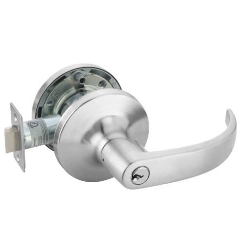 Yale PB5429LN 626 Grade 1 Communicating Classroom Cylindrical Lock Pacific Beach Lever Conventional Cylinder Satin Chrome Finish Non-handed PB5429LN 626