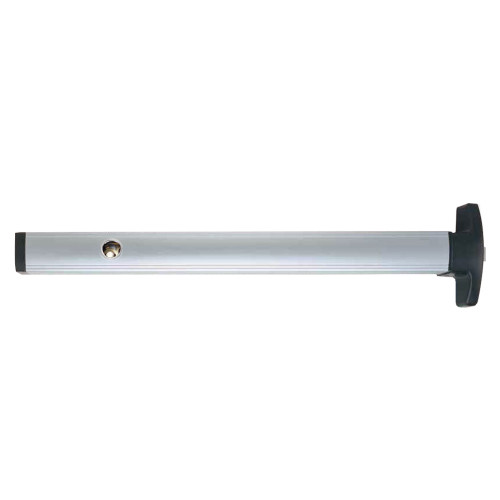 First Choice Building Products 379236-CL First Choice 3790 Rim Exit 36 Inch Device Narrow Stile Application Non-Handed Prepped for exterior key cylinder no cylinder Satin Aluminum Clear Anodized