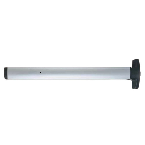 First Choice Building Products AL379230-CL First Choice 3790 Rim Exit 30 Inch Device Narrow Stile Application Non-Handed Prepped for exterior key cylinder no cylinder Alarm Function Satin Aluminum Clear Anodized AL379230-CL