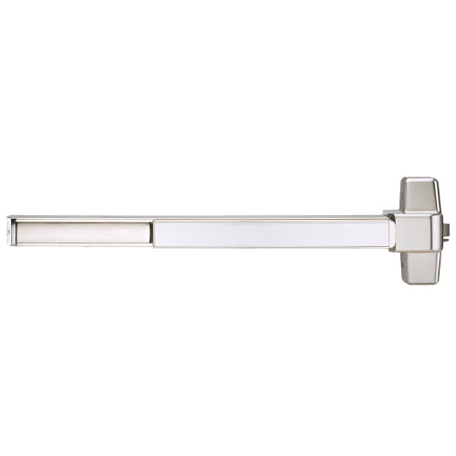 Marks M9900F/32D Grade 1 Rim Exit Bar Wide Stile Pushpad 36 Fire-Rated Device Exit Only Less Dogging Satin Stainless Steel Finish Non-Handed