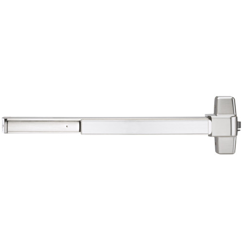 Marks M9900DE/32D Grade 1 Rim Exit Bar Wide Stile Pushpad 36 Device Exit Only Delayed Egress Device 15 Seconds Satin Stainless Steel Finish Non-Handed M9900DE/32D