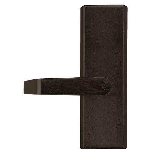 Marks MESC600N/10B Grade 1 M9900 Exit Bar Trim Passage Function American Lever with Escutcheon Dark Oxidized Satin Bronze Oil Rubbed Finish Field Reversible MESC600N/10B
