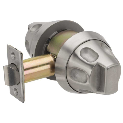Marks 180SSK/32D Grade 1 Cylinder by Turnpiece Cylindrical Lock Key in Lever Cylinder Anti-Ligature Knob Satin Stainless Steel Finish Non-Handed 180SSK/32D