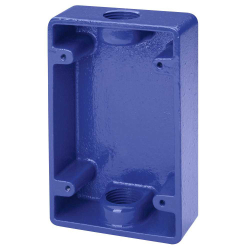 SDC 491-BB Emergency Door Release Blue Surface Mount Box for 491 491-BB