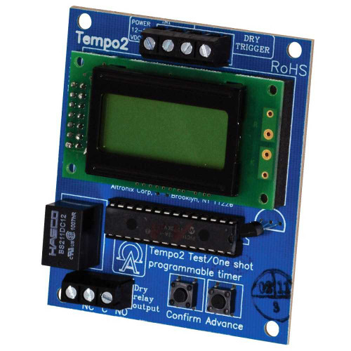 Altronix TEMPO2 Universal Two Stage Timer 12/24AC/DC Input Operation Triggers via Dry Contact TEMPO2