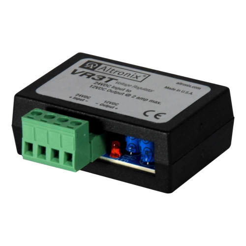 Altronix VR3T Voltage Regulator 24VDC Input 12VDC at 2A Output With Screw Terminals VR3T