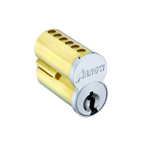 Arrow 100CRP-UCXHB 26D 6-Pin SFIC Core Uncombinated Best H Keyway Plain Face No Logo Satin Chrome