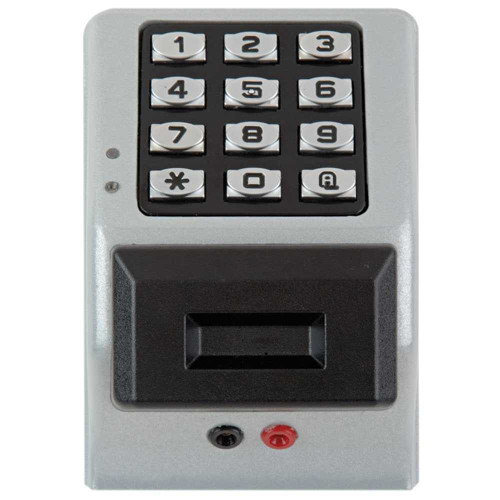 Alarm Lock PDK3000 US26D Keypad 2000 User 40000 Event Audit Trail Weatherproof with Prox Reader Satin Chrome PDK3000 US26D