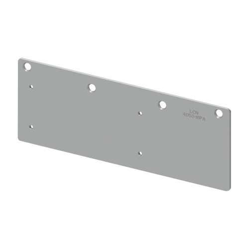 LCN 4050A-18PA 689 Drop Plate Parallel Arm Mount with Narrow Top Rail Aluminum