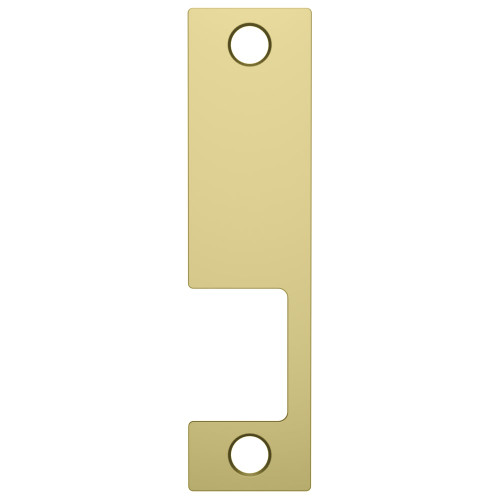 HES KD 606 Faceplate Only 1006 Series 4-7/8 x 1-1/4 Use with Mortise Locks up to 3/4 Throw Satin Brass