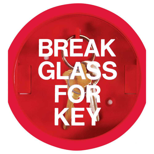 STI STI-6720 Break Glass Stopper Keys Under PlexiGlass STI-6720