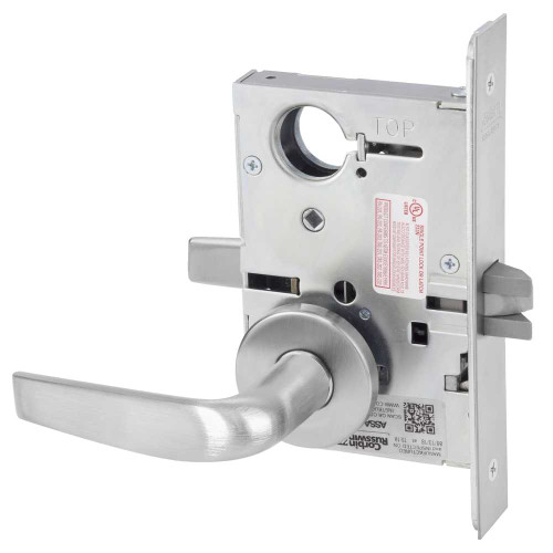 Corbin Russwin ML2010 CSA 626 Passage or Closet Mortise Lock CS Lever A Rose Satin Chrome ML2010 CSA 626