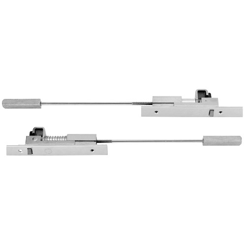 IVES FB31P-12-MD US32D Automatic Flushbolt Pair 12 Rods Metal Doors Satin Stainless Steel