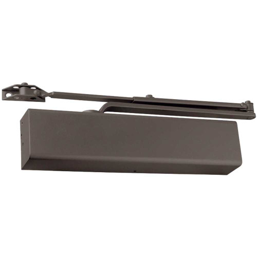 Dexter DCM1000-STD-FULL-RW/PA DB Grade 1 Surface Closer Tri Mount Regular Parallel or Top Jamb Mounted Regular Arm Adjustable Backcheck Full Cover Size 1 to 6 Dark Bronze Painted Finish Non-Handed DCM1000-STD-FULL-RW/PA DB