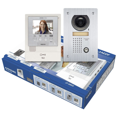 Aiphone JFS-2AEDF Hands-Free 2 X 3 Color Video Vandal Flush Set 