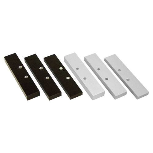 Securitron SFP-1/2BKMM15 Stop Filler Plate MM15 Black Anodized Aluminum SFP-1/2BKMM15