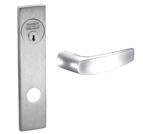 Sargent RX-8270-24V LE1B 26D Fail Safe 24V Electrified Mortise Lock LE1 Escutcheon B Lever RX Switch Satin Chrome RX-8270-24V LE1B 26D