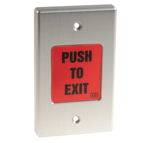 Nortek EZ-REX Easy Touch Request to Exit Button Virtually Infinite Lifetime Totally Weatherproof Solid State/No Moving Parts No Mounting Box Required EZ-REX