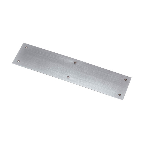 Rockwood 70B US32D Push Plate 3-1/2 by 15 Standard Gauge 0050 Satin Stainless Steel Finish