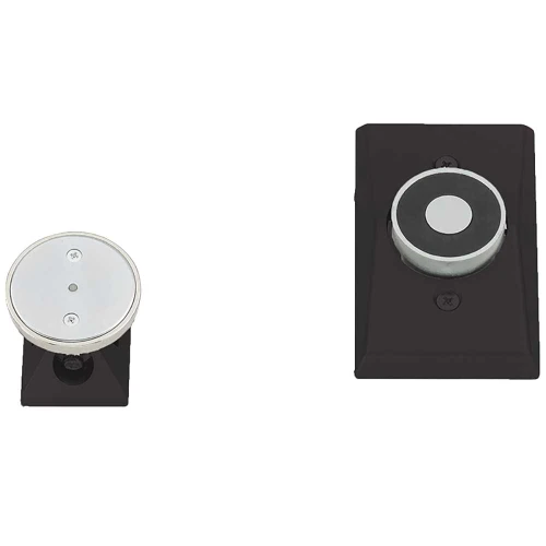 LCN SEM7850 695 Magnetic Door Holder Recessed Wall Mount Standard Profile Armature 12V 24V 120V Tri Voltage Dark Bronze Painted Finish SEM7850 695