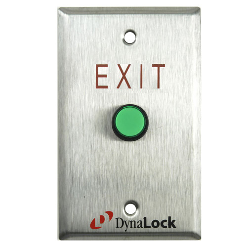 DynaLock 6115M Pushbutton Single Button Single Gang Momentary SPDT