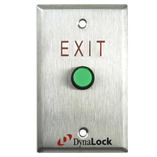 DynaLock 6115M Pushbutton Single Button Single Gang Momentary SPDT 6115M