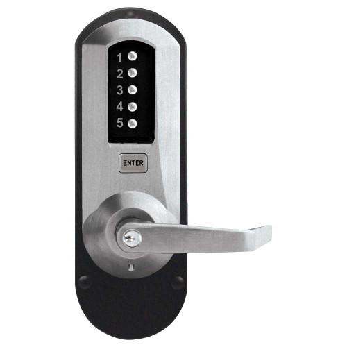 Kaba Simplex 5010XSWL-26D-41 Exit Trim Winston Lever KIL Schlage C Keyway Satin Chrome 5010XSWL-26D-41
