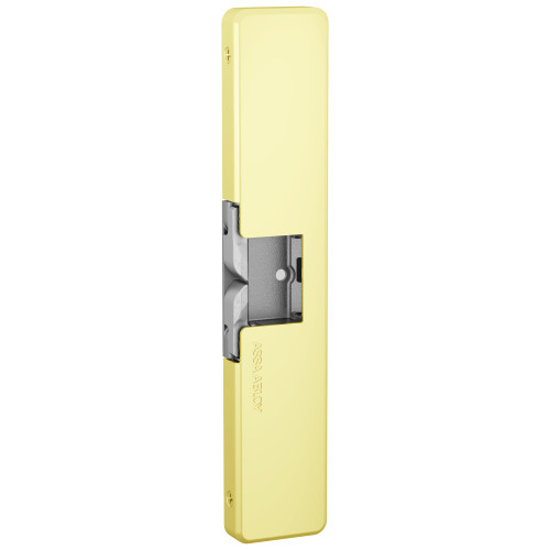 HES 9400-605 Fail Safe/Fail Secure Complete 12/24VDC Electric Strike Surface Mounted 1/2 Thickness Bright Brass